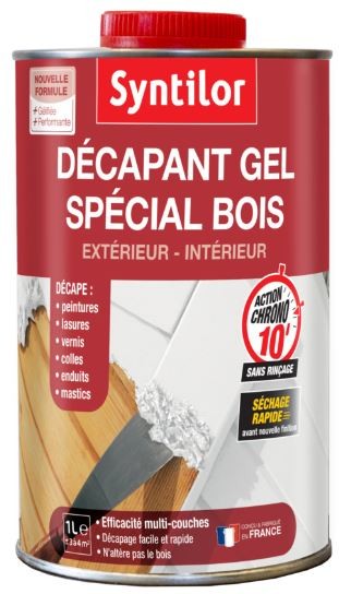 Décapant Gel Spécial Bois 1L Syntilor
