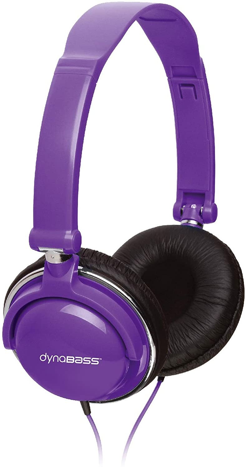 Dynabass Kidzzz violet Casque Audio Pour Enfant Dynabass Avec Coussinets D'oreilles Violet