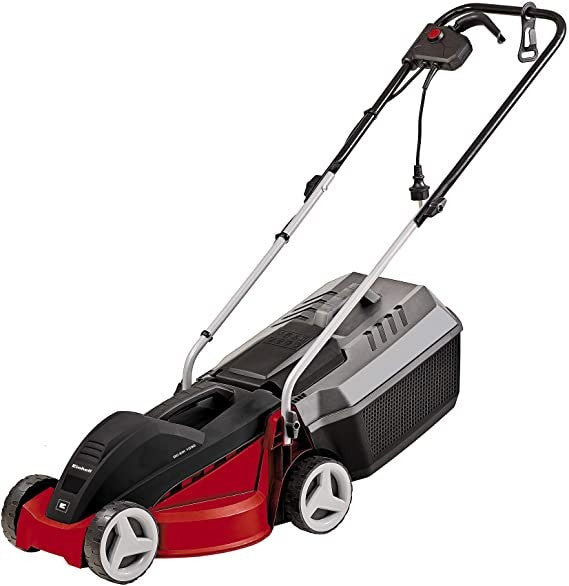 Einhell GCEM1030 Tondeuse à gazon électrique (1000 W, Largeur de coupe 30 cm, Bac de ramassage rigide de 25 L
