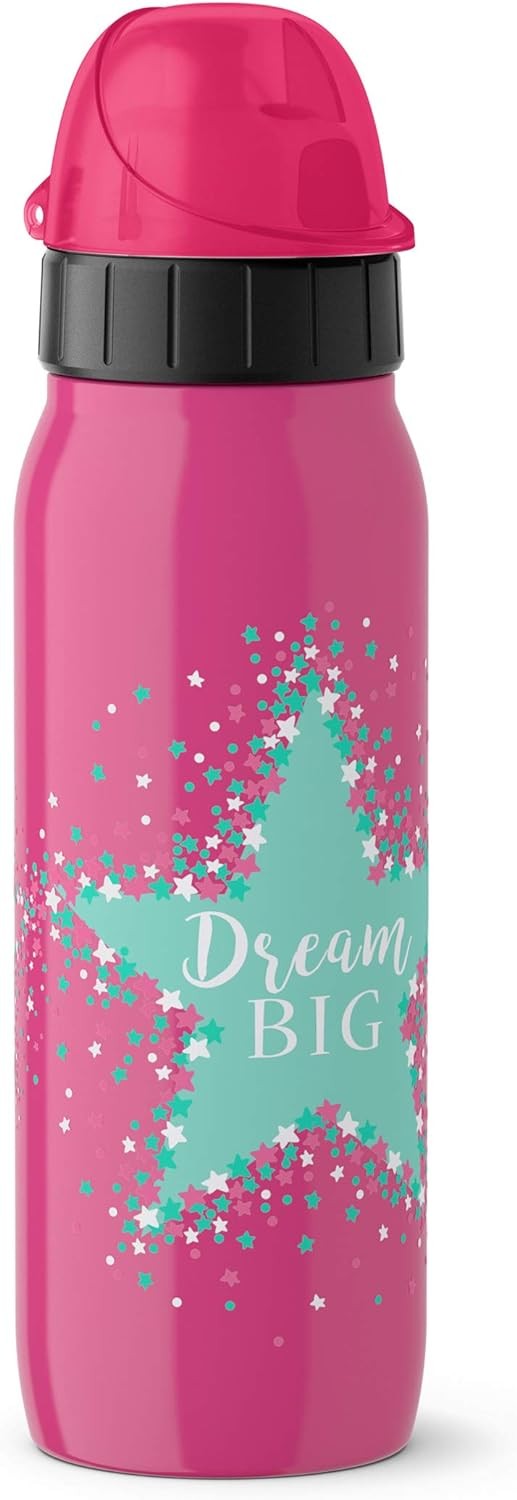 Emsa 518378 Gourde isotherme Rose 6,8 x 6,8 x 24,8 cm