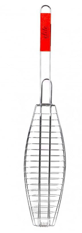 GRILLE DE BARBECUE POUR POISSON AVEC MANCHE - 72X40X14CM