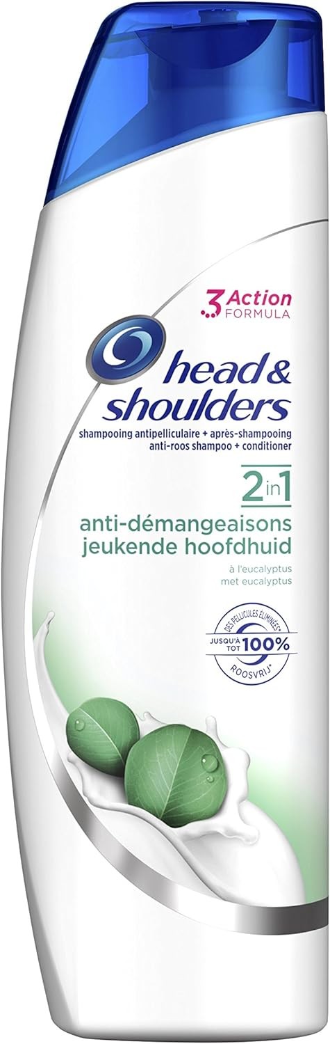 Head & Shoulders Shampooing Antipelliculaire 2 en 1 Anti-Démangeaison 255 ml