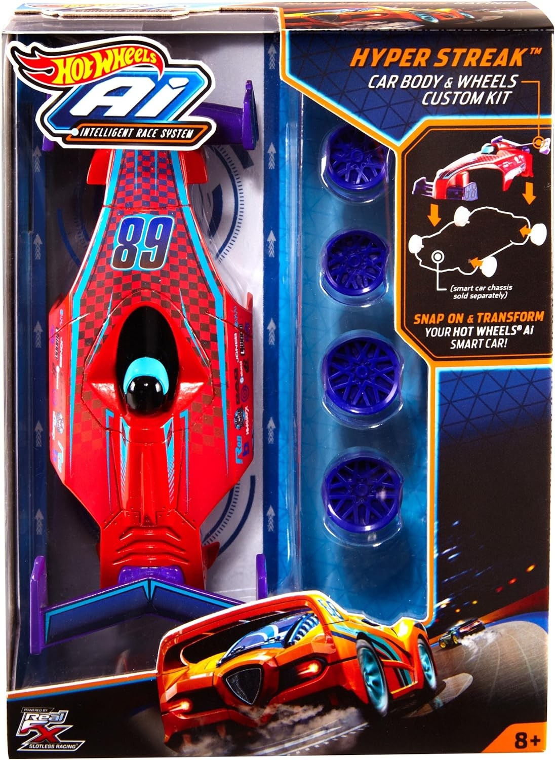 Hot Wheels Indy Car Shell & Wheels