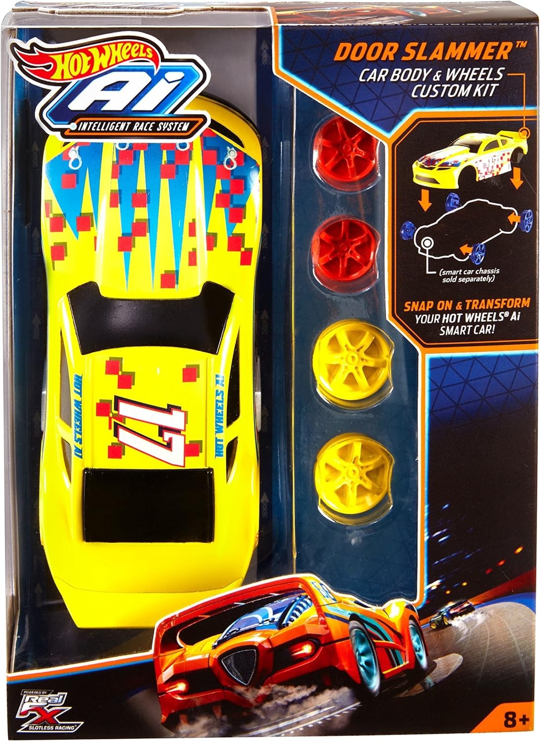 Hot Wheels AI Door Slammer Car Body & Wheels Custom Kit