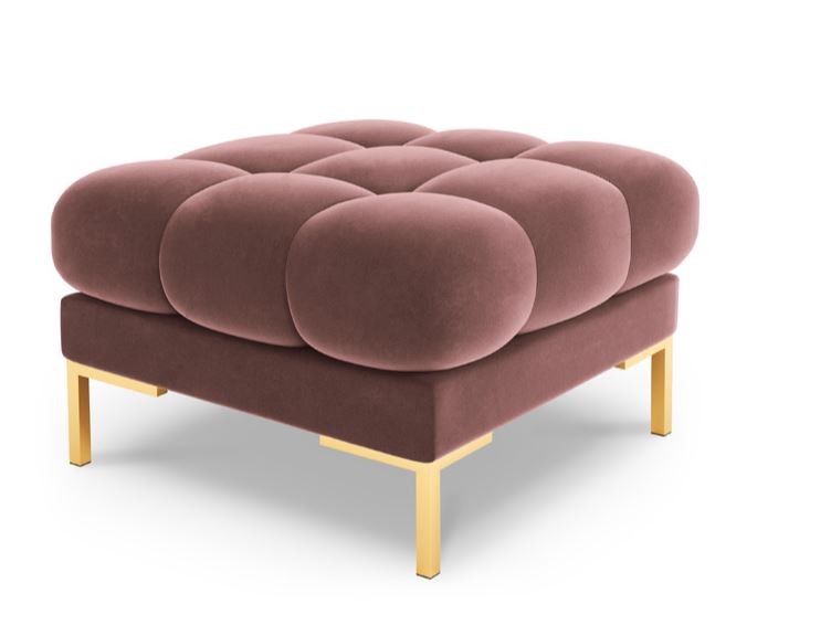 MICADONI - MAMAIA Pouf velours rose