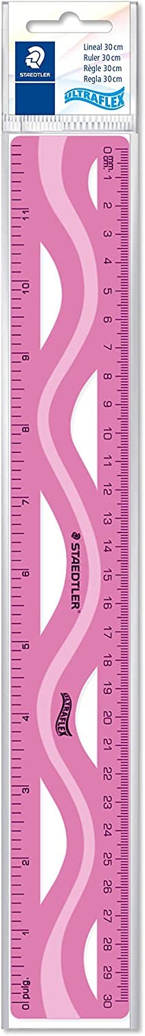 Staedtler 562 - Règle Plate Transparente 30 Cm Flexible Et Incassable Couleurs Assorties