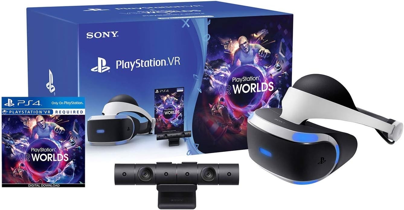 Kit Playstation VR MK4 New Edition + Playstation Camera V2 + VR Worlds (Voucher) PS4 Playstation 4