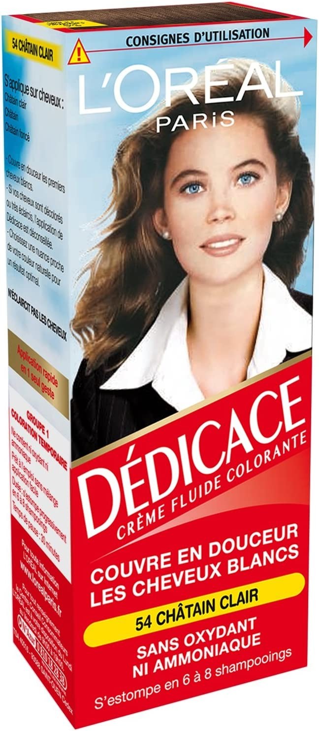 L'Oréal Paris Dédicace Coloration Temporaire Sans Ammoniaque 54 Châtain Clair