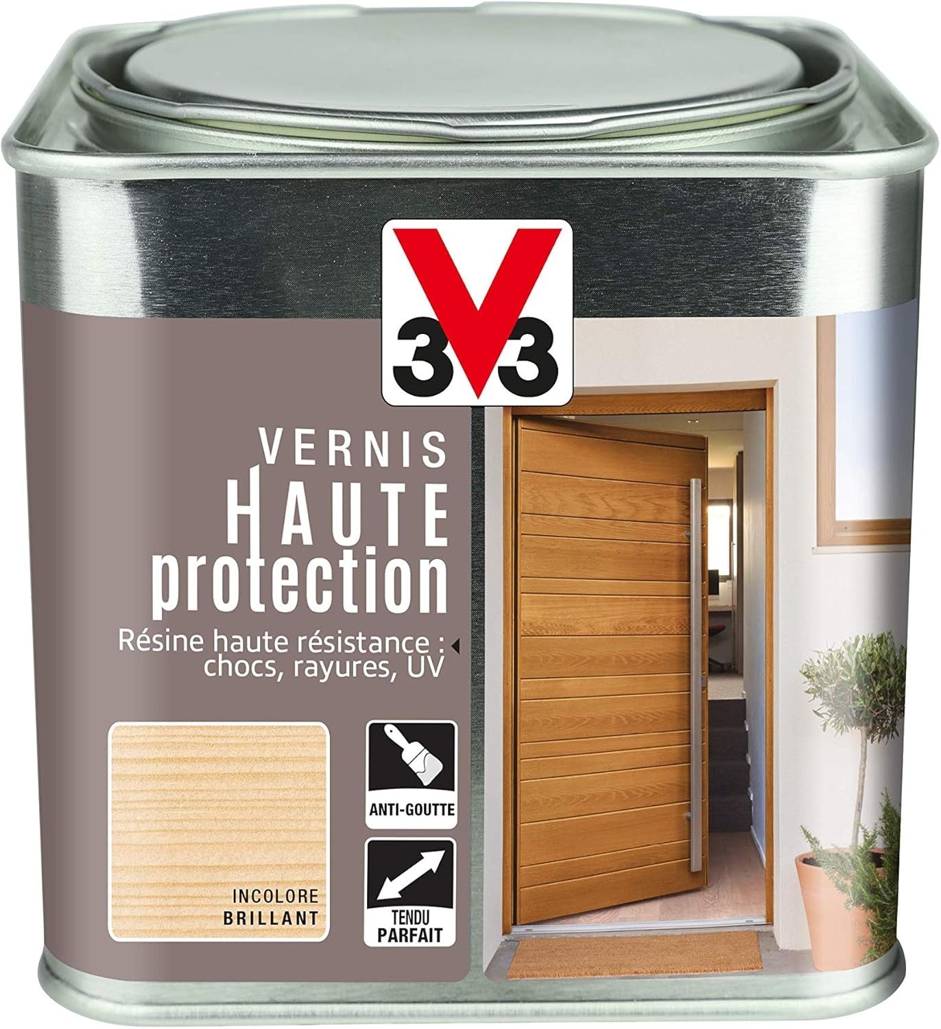 V33 Vernis extérieur Haute protection Incolore brillant 0,25 L