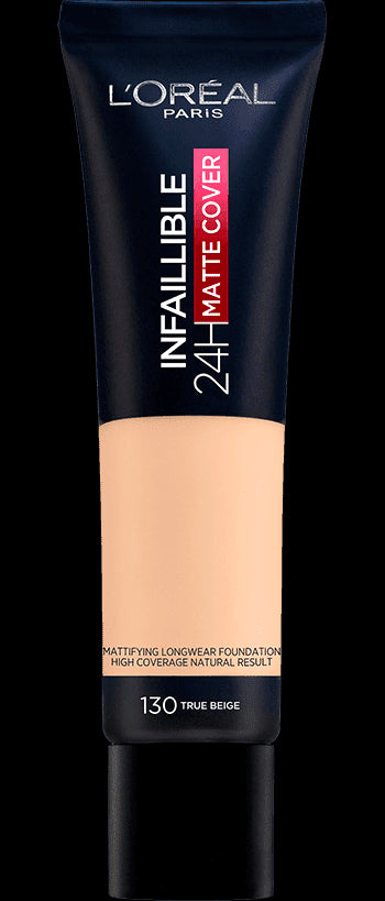 L'Oréal - 24h Matte Cover Foundation 130 True Beige