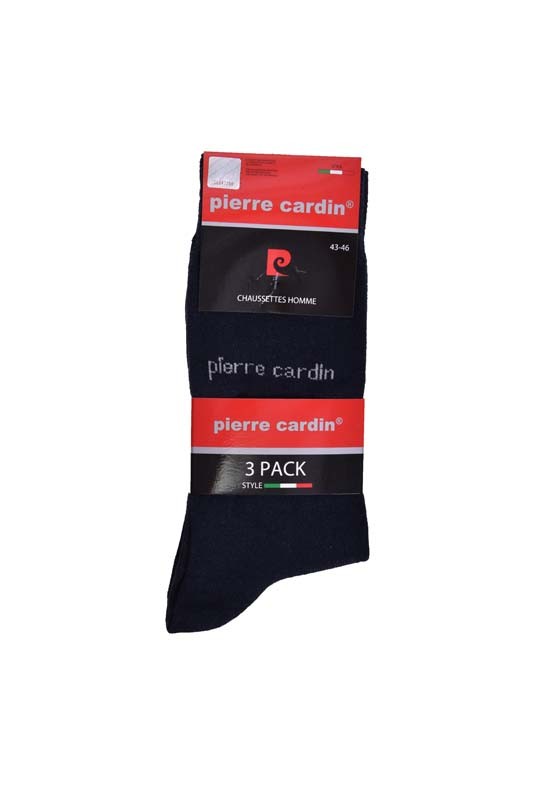 Lot de 3 paires de chaussettes pour hommes Pierre Cardin - Bleu