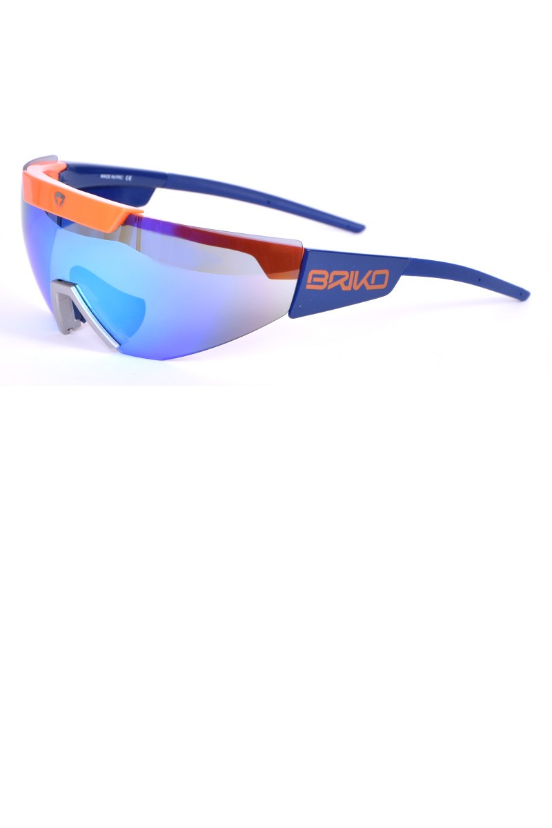 Lunettes de soleil de sport - Orange Bleu Argent Multicolore - Briko