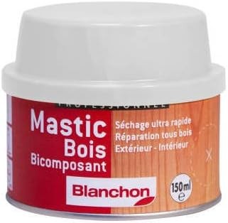 Mastic bi composant bois intérieurs/extérieurs pin 150 ml 2108703 BLANCHON