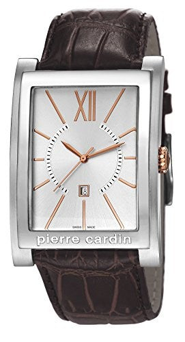Pierre Cardin Saint Louis Silver Lb Iprg 2T Swiss Made - PC106331S04-Brown