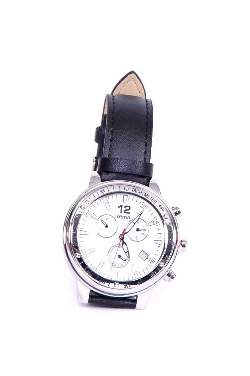 Montre Yema avec tachymètre