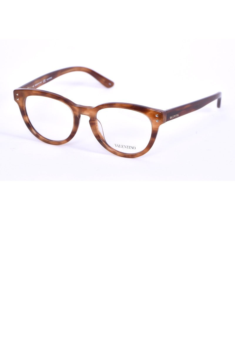 Montures pour verres optiques - Valentino - Marron et jaune