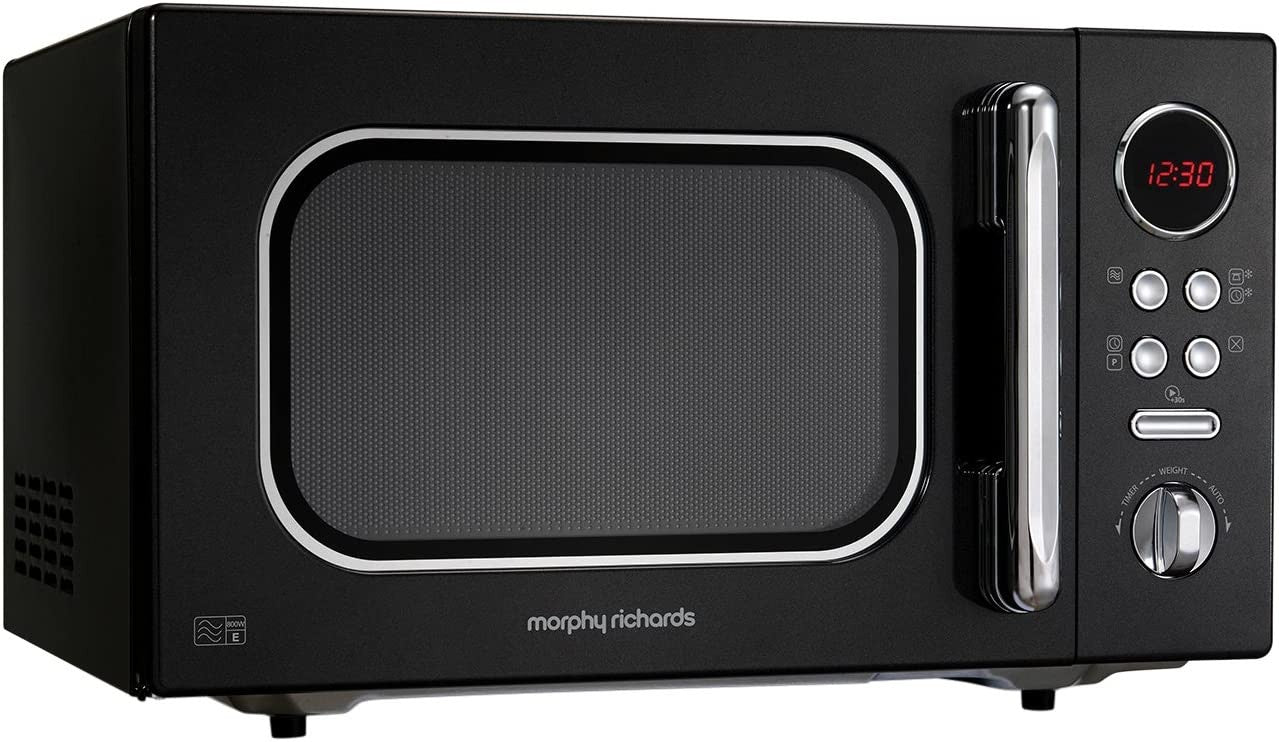 Morphy Richards Microwave Accents Colour Collection 511510 23L Digital Solo Microwave Black