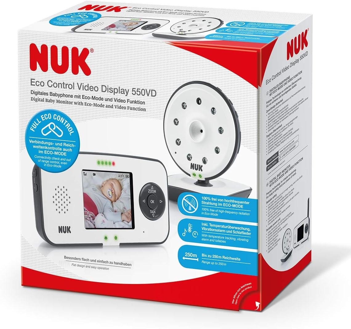 Nuk 550VD 250 m FHSS Noir, Blanc