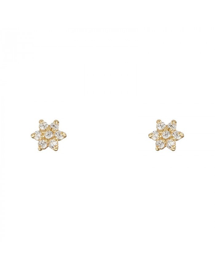 OR ECLAT - Boucle d'oreilles or jaune