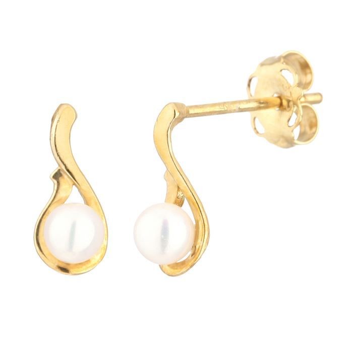 OR ECLAT - Boucles d'oreilles pendantes Or jaune