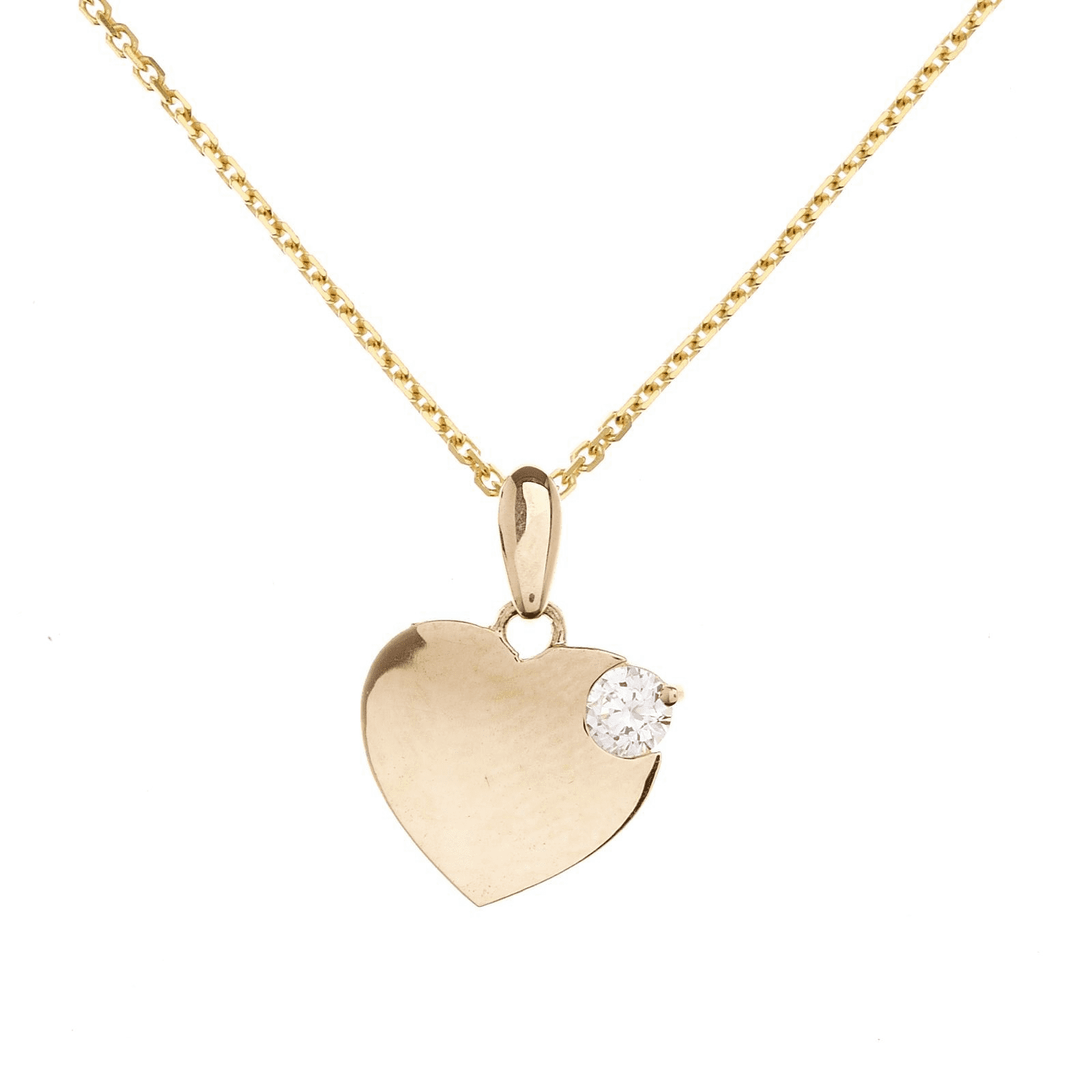 OR ECLAT - Pendentif  "séduisant" or jaune