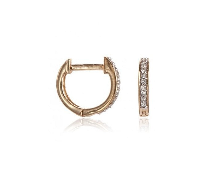 Boucles d'oreilles Anneau pm - Diamant 0,06ct/20