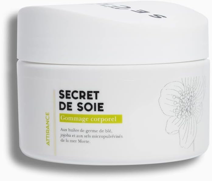 Pin up SECRET - Gommage Corps Secret de Soie - Exfoliant Peau - Élimine les Peaux mortes et Renouvelle la Peau - Parfum Musc