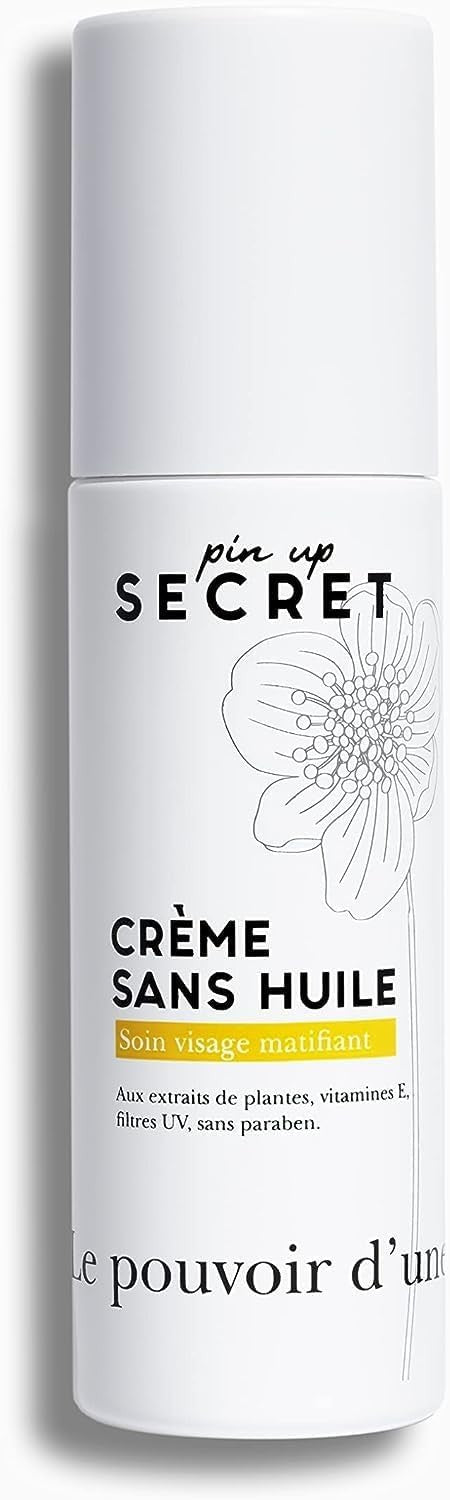 PIN UP SECRET - Crème Visage Sans Huile non Grasse Matifiante - 50 mL