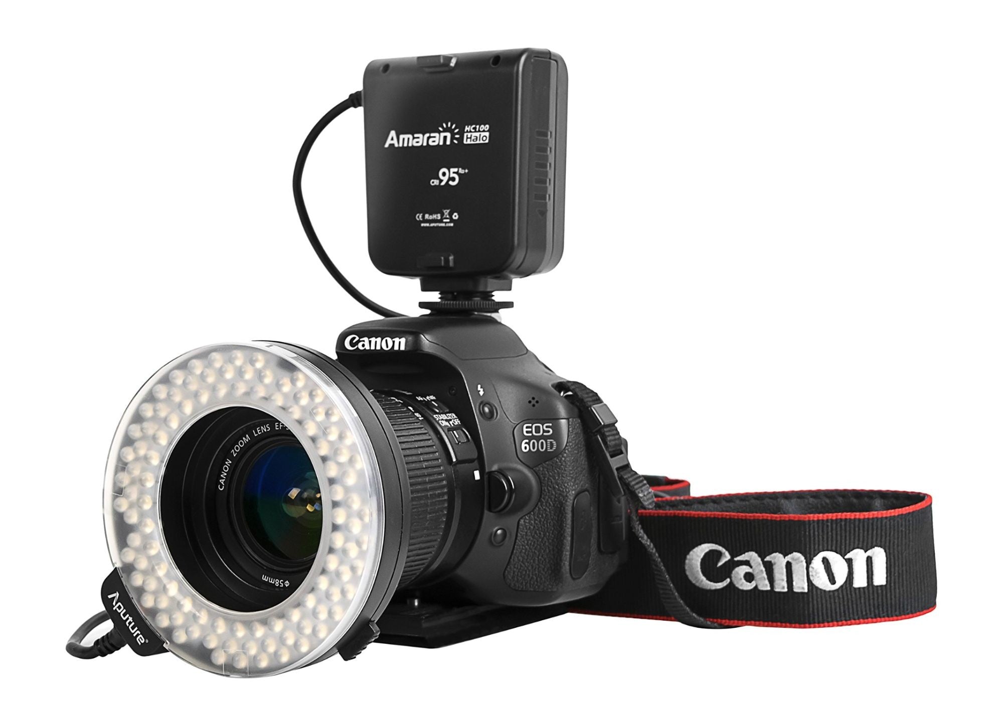 Pixturize ES.00.0138.01 - Anneau de flash macro pour Canon, Noir