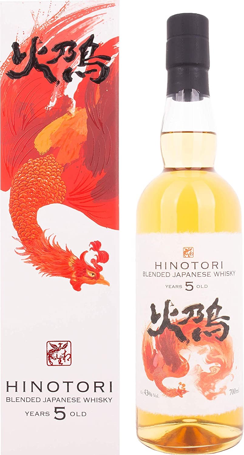 Hinotori 5 Years Old Blended Japanese Whisky 43% Vol. 0,7l en boîte cadeau