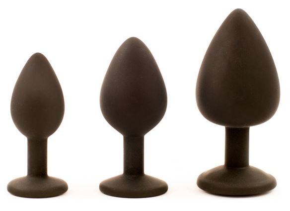 Set de 3 plugs anaux PimPamPum rouge