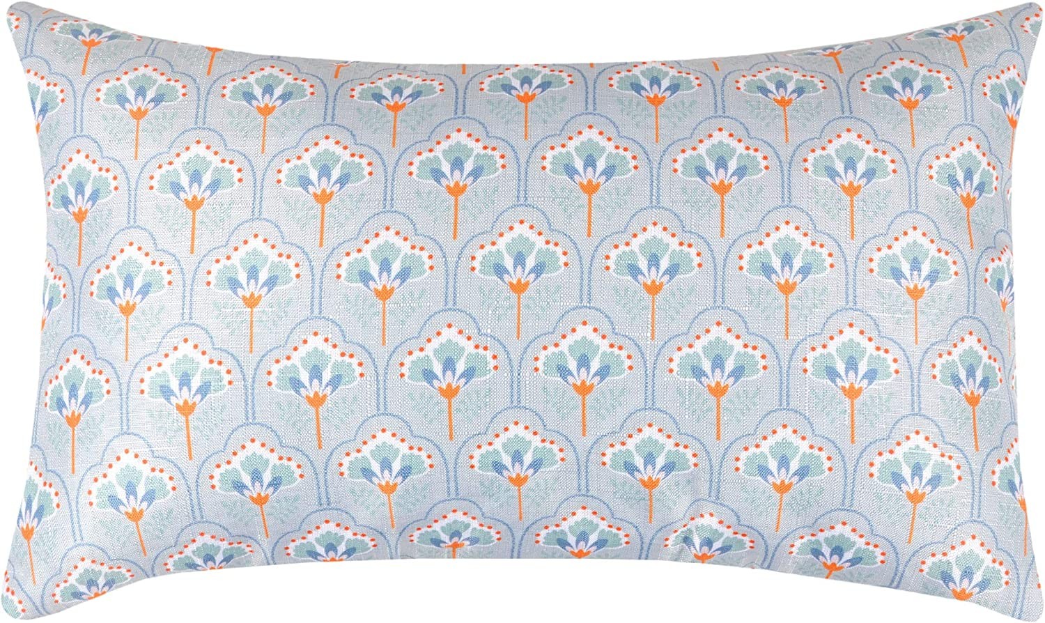 Stof Coussin, Polyester, Bleu, 50cmX30cm