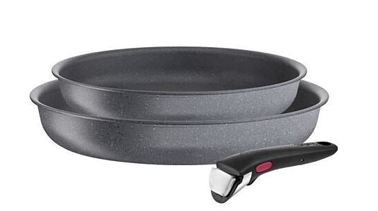 Tefal Ingenio Natural Force 2 poêles à frire 22/26 cm avec poignée - induction