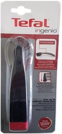 Tefal - Set de 5 cuillères doseuses - Design - Noir/Rouge