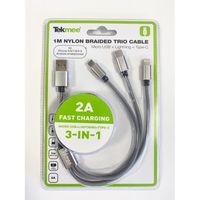 TEKMEE - Câble chargeur 3 en 1