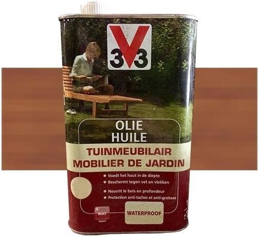 V33 Huile Mobilier de jardin Teck - 1L