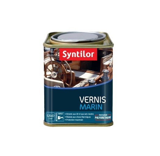 Vernis marin bois intérieur/extérieur Syntilor chêne clair satiné 0,25L