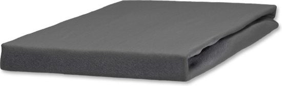 Victoria - Drap-housse en jersey - 90x200 - Anthracite