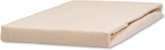 Victoria - Drap-housse en jersey - 90x200 - Sable