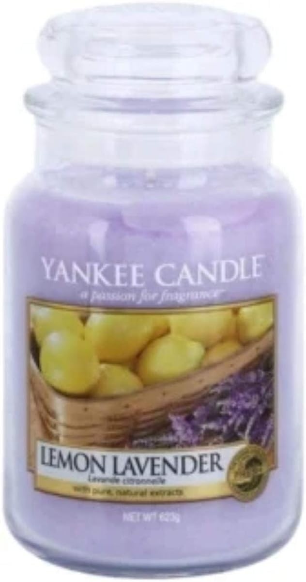 YANKEE CANDLE - Petite jarre Citron Lavande 5,8x8,6cm